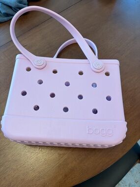 Mini BOGG BAG Pastel Pink Perforated Tote